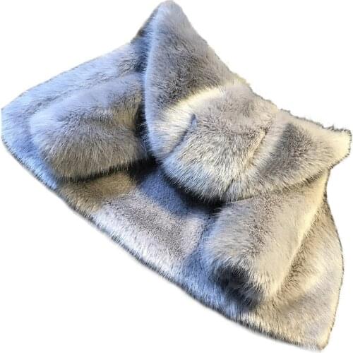Girl Winter faux fur coat elegant solid warm fur coat for 6month-12years girls children toddler kids thick fur coat outerwear