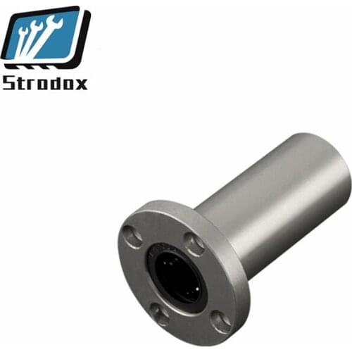 1-4pcs/lot Lengthened Round Flange Linear Ball Bearing LMF35LUU LMF40LUU LMF50LUU LMF60LUU Shaft Ball Bushings (mm)