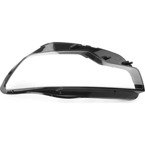 1Pcs Car Front Headlight Head Lamp Cover Left side For Audi C7 A6L A61 2013 2014 2015 Black