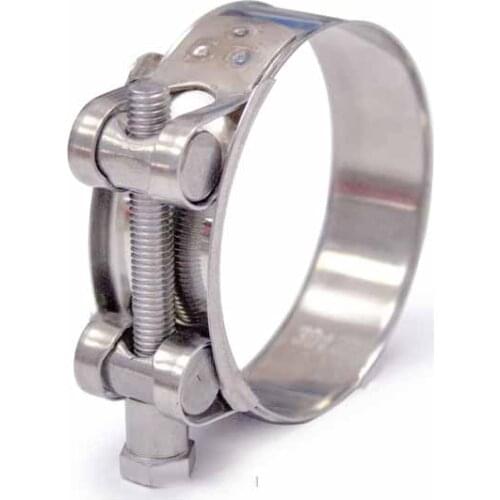 1Pcs 74-213mm European style Stainless Steel 304 T-type Bolt strengthens the clamp hose clamp Circular air water pipe clips of