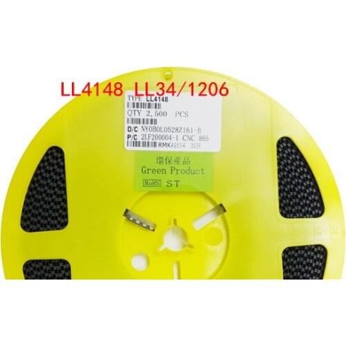 100pcs/lot New 1N4148 LL4148 switching diode LL34 1206 Original authentic