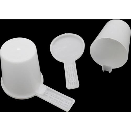 2 Sets Beekeeper White Plastic Bee Nest Door Feeders Bee Drinking Water Equipment Beekeeping Tool