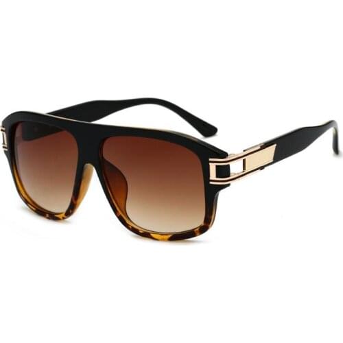 2018 Square Sunglasses Women Large Square Sunglasses Men Black Frame Vintage Retro Sun Glasses Female Male UV400 ZA-63