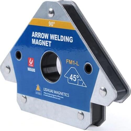 2020 New 3''/4''/5''Arrow Multi-angle Welding Magnet~ Ferrite Magnetic Welding Holder 45/90/135 angles 55LBS/110LBS/165LBS