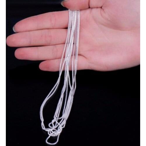 16 Styles 16-30inch Fashion Women and Men Link Chain Ball Beads Choker Clavicle Necklaces Unisex Anniversary Jewelry Accessories