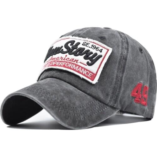 [DIFF COOL]New fashion unisex baseball cap racing washed cotton adjustable trucker motorcycle letter hip hop hat