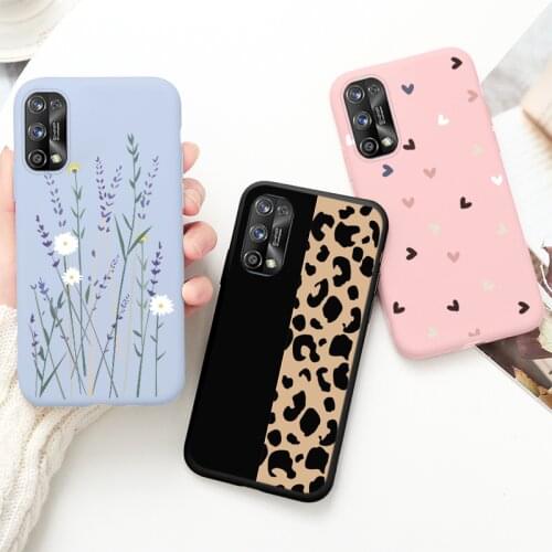 Butterfly Flower Phone Case For OPPO Realme 7 Pro 4G Fundas Fashion Flame Capa For oppo realme 7 pro realme7pro Phone Cover 6.4"