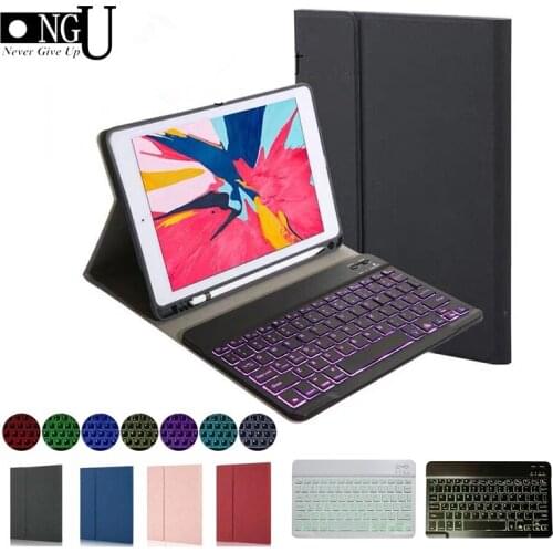 Keyboard Case for iPad Air 10.5 2019 Air 3 iPad Pro 10.5 2017 A1701 A2152 Backlit Bluetooth Keyboard Case Cover Pencil Slot