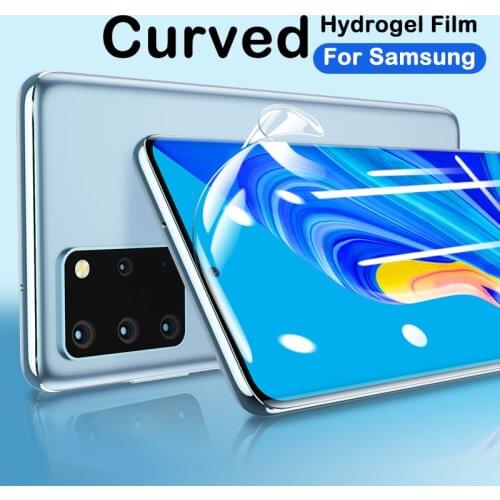 For samsung Galaxy S10 S10e S9 S8 plus Hydrogel Film on S5 S6 S7 edge film smartphone phone screen protector Not Glass