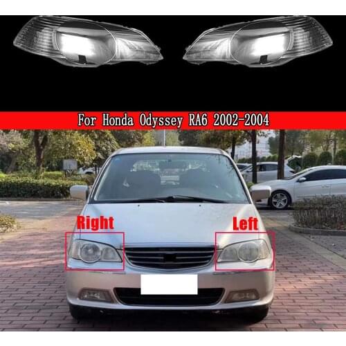Headlight Glass Headlamps Transparent Lampshade For Honda Odyssey RA6 2002 2003 2004 Car Replacement Lens Auto Shell Cover