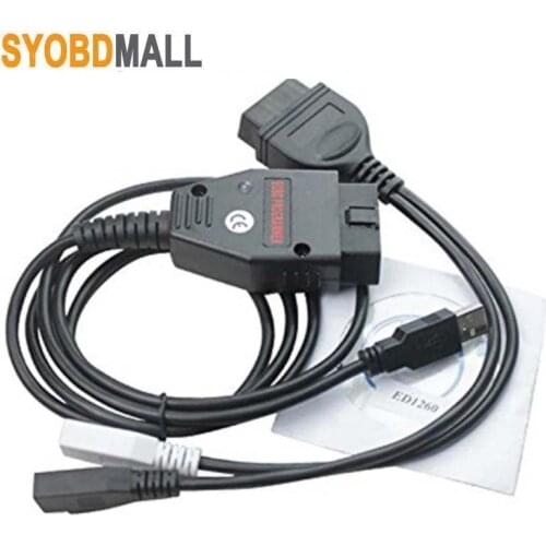 Cheap Galletto 1260 ECU Chip Tuning Interface EOBD Tuning Tools Hot Galletto Ecu flasher v.1260 USB Car Diagnostic OBD2 Cable