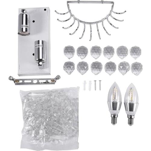 Artistic Metal Modern Led Crystal Wall Light Home Lighting Wall Light