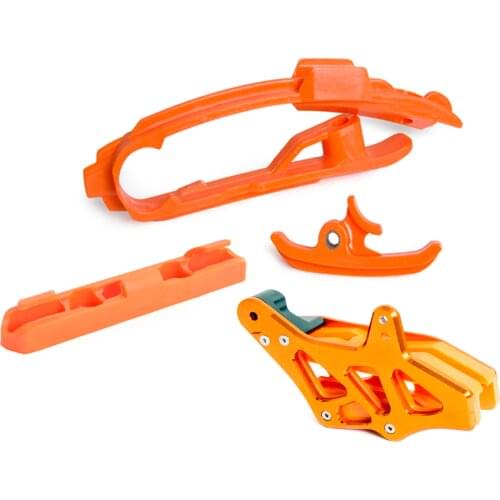Swingarm Chain Slider kit +CNC Chain Guard Guide + Brake Hose Clamp For KTM 125 200 250 300 350 450 SX SXF XC 2012-2020