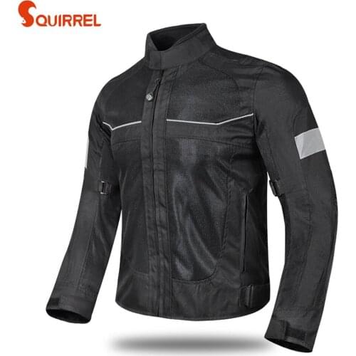 Motorcycle cycling suit summer mens and womens fall suit reflective mesh breathable motorcycle suit four season jacket racing