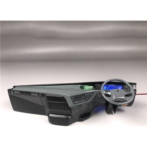 Left/Right Internal Center Cab Console Cabin with Sticker for Tamiya Volvo FH16 750 56360 1/14 RC Truck Parts