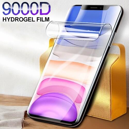 Soft full cover for iPhone 12 mini 11 pro XS Max 8 7 X XR 6 6S plus SE 2020 hydrogel film phone screen protector protective film