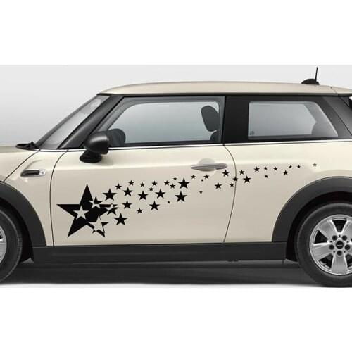 Car decals side body super Starry romantic graphic vinyl car decoration stickers fit for smart mini custom