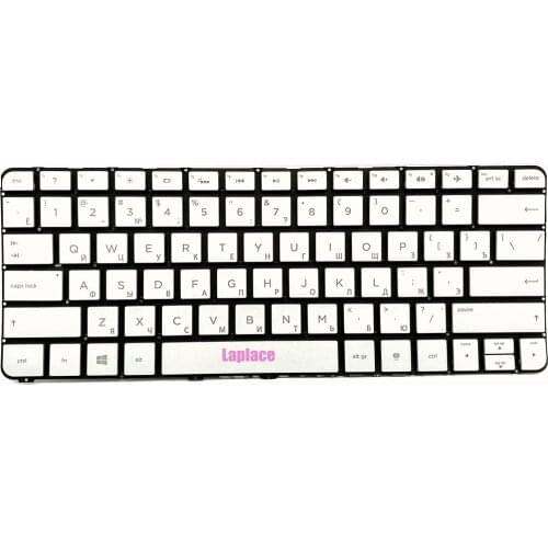 New Russian backlit silver keyboard for HP Spectre X360 13-4107ur 13-4108ur 13-4109ur