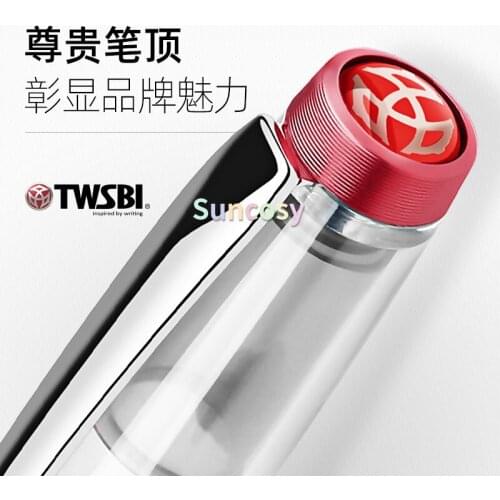 TWSBI Diamond 580ALR Fountain Pen in Punch Pink, Gift Set for Men & Women, Professional, Executive, Office