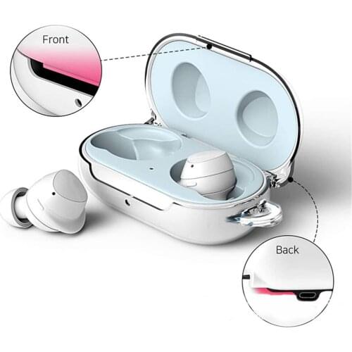 Transparent Protective Shell Clear Case for Samsung Galaxy Buds/Buds+ Bluetooth Earphone Accessories