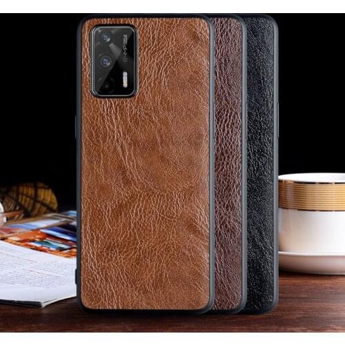 Luxurious leather case for Oppo Realme GT Neo Flash Q3 Pro X7 Max 5G with Business design cover for Realme GT5G case funda capa