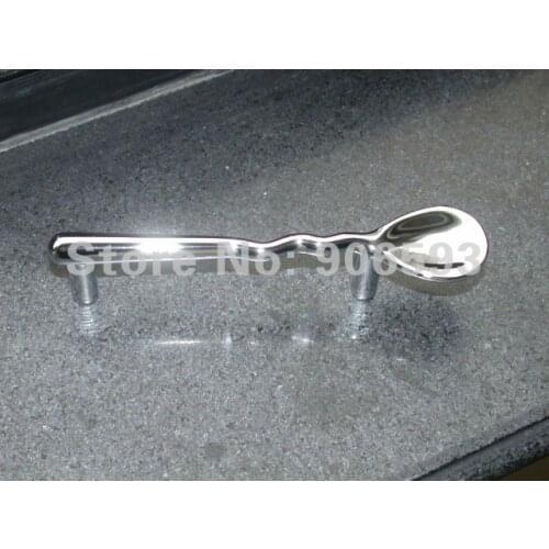 12pcs lot free shipping Zinc alloy spoon shape kitchen cabinet handles