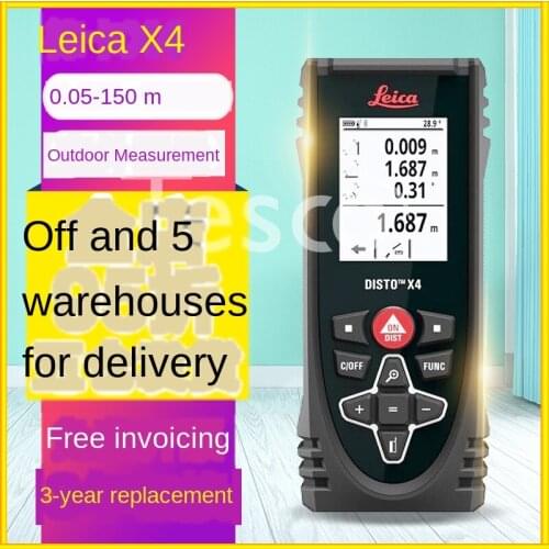 Leica X4 handheld laser rangefinder digital telescope 150 meters outdoor infrared electronic ruler measuring instrument