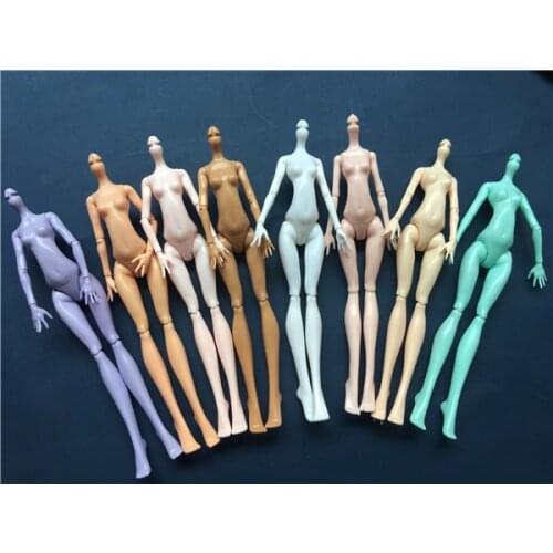 Monstering Replacement Body Catwalk Doll Heads Doll Toy Body Girl Dressing DIY Toy Parts Children Birthday Gift Toys