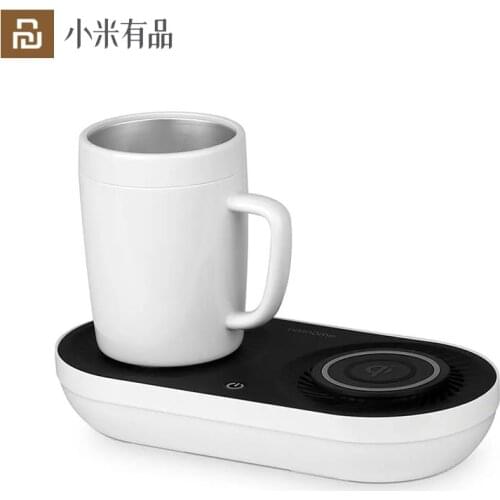 Youpin Smart Cup Kettle Electric With Wireless Fast Charger Desktop Refrigeration Heating Insulation Dual-Use Coffee Cup Office