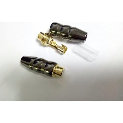 20pcs copper RCA socket Audio Female connector for soldering cbale New