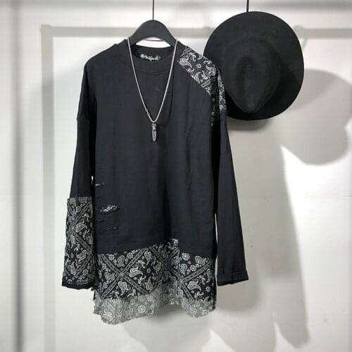 20SS Owen seak Men Hoodies Sweatshirts Mens Oversized Dark Spring Autumn High Street Wear Hip Hop Japanese Long Sweatshirts