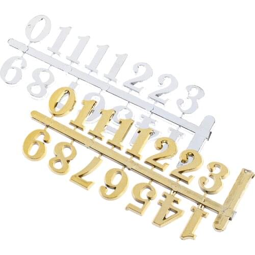 2Colors DIY Clock Digital Parts Numerals Restore Ancient Ways Digital Accessories Quartz Clock Movement For Clock Repair