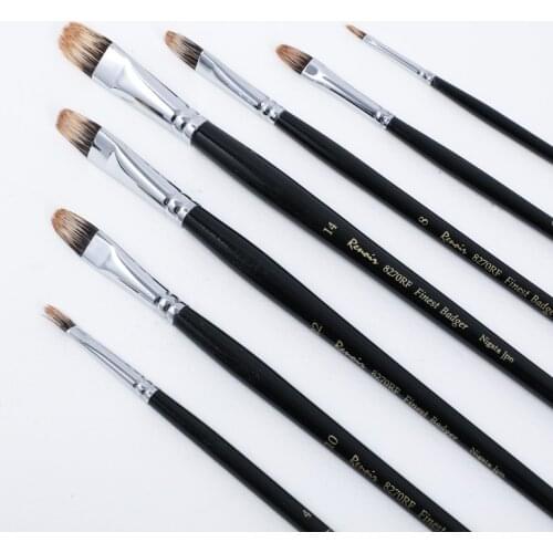 AOWEN 8270R Profession Painting Brushes Art Painting Brushes Artistic Watercolor Brush Set for Gouache Wash Mop Art Painting