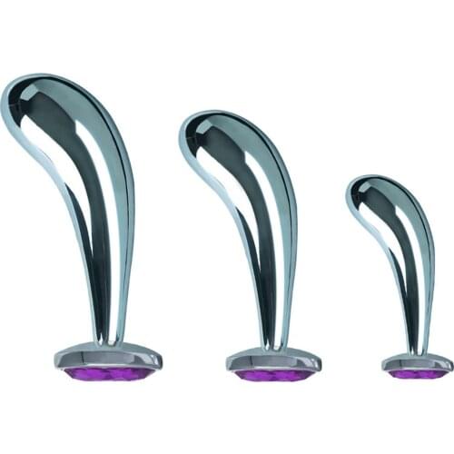 Mini Metal Anal Plug Butt Dilator G Sport Massager Couple Masturbation Sex Toy