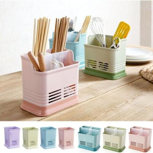Multifunction Kitchen Drain Chopsticks Cage Spoon Chopsticks Fork Storage Box Rack Kitchen Countertop Box Rack Cutlery Holder