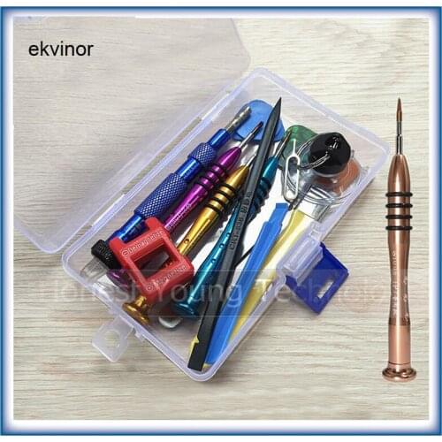 Ekvinor 13 in 1 Cell Phones Repair Tool Kit Screwdriver Tools Set Opening Pry Hand Tool Sets for iPhone 5/5S/6/6S/7