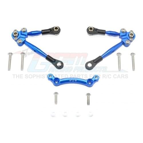 ALLOY FRONT TIE RODS WITH STABILIZER FOR C HUB -set - GT049F FOR 1/10 SCALE 4WD FORD GT4-TEC 2.0 83056-4