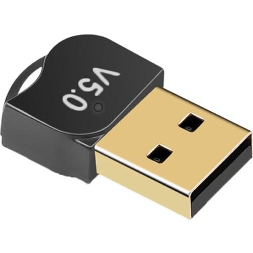 V5.0 Dongles Receiver Mini USB Bluetooth-Compatible Dongle Transmitter Adapters Dual Mode Adapter for Win Xp Win7 8 Laptop PC