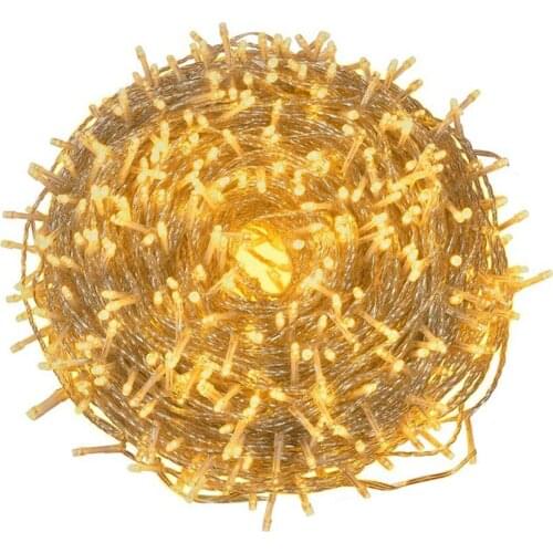 Thrisdar 100M 200M 300M Christmas LED String Fairy Light Holiday Wedding Garland Light Outdoor Garden Patio Christmas Light Deco