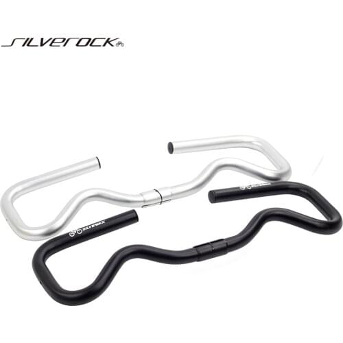 SILVEROCK Mini P Type Handlebar for Brompton 3Sixty Folding Bike fit S M P Type Stem Head Post No Ground Design