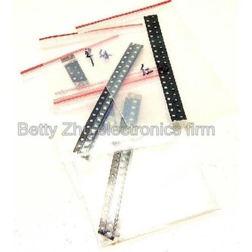 0805 SMD LED light-emitting diode package, red, yellow, blue, white,orange,green,Emerald 7 kinds each 20pcs 2012