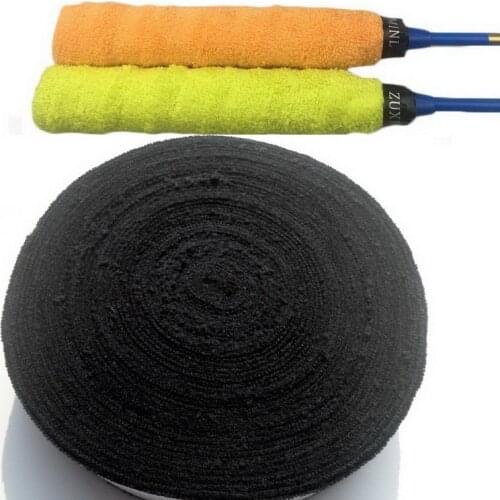 1 Roll 10 m Anti-slip Towel Badminton Grip Self adhesive Sweat Band Tennis Overgrip Wrap For Racket Fishing Rod Sport Tape