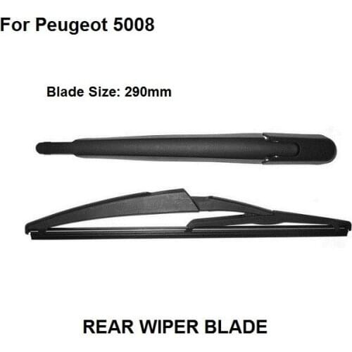 290MM 11" FOR PEUGEOT 5008 MPV REAR WINDSCREEN WIPER ARM + BLADE KIT 2009-2016