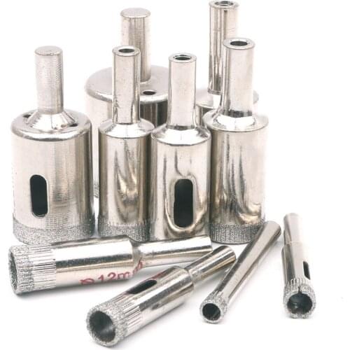 Diamond Coated Hole Saw Tile Ceramic Glass Marble Core Drill Bit Cutter 4mm-30mm