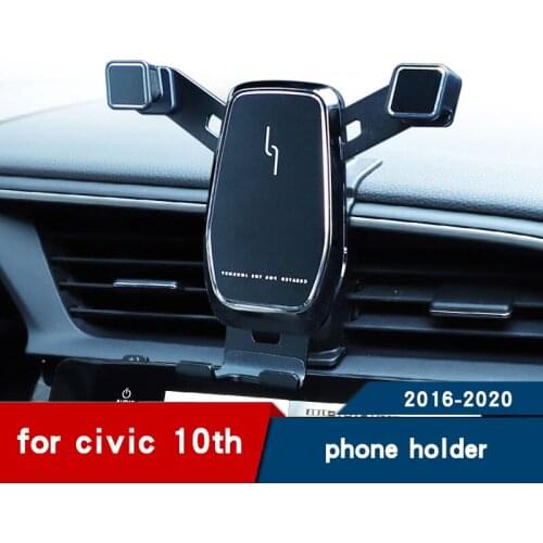 Car Phone Holder for Honda Civic 10th Gen Accessories Mobile Phone Bracket Air Vent Mobile Phone Stand Car Accessories Interior