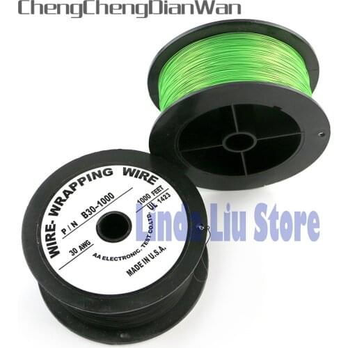 ChengChengDianWan 1000 feet AWG30 USA Chip Link Wire Wrapping Wire for PS2 Soldering cable wire for ps2 xbox360 xbox 360 WII