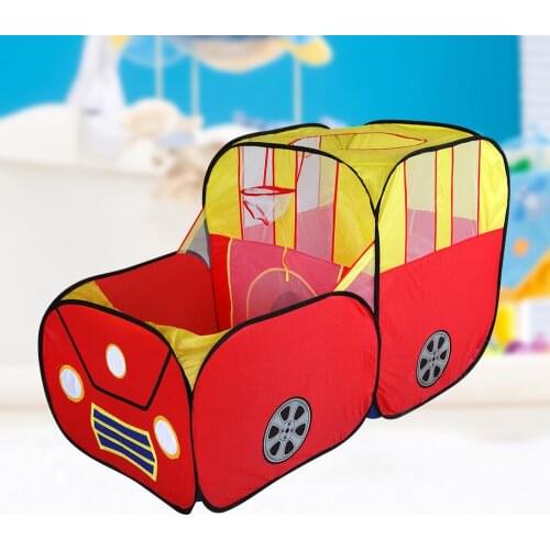 Childrens Indoor Crawling Folding Car Tent Throwing Basketball Pool Baby Toys Play House Play House Kids Playground