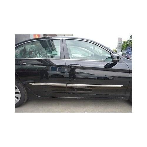 Chrome Body door Side Molding trim strip For Honda Accord Sedan 2013-2017
