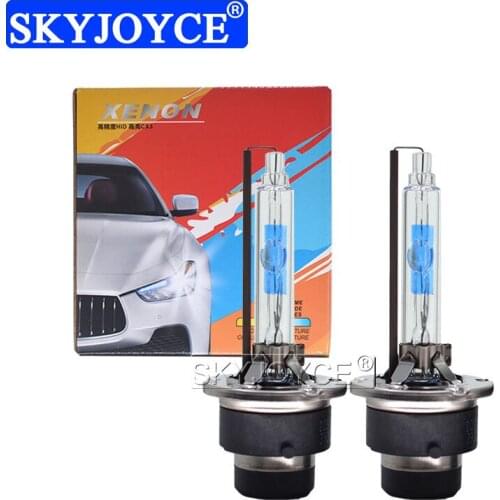 SKYJOYCE 2PCS D2S 5500K 35W Xenon HID Bulbs Fast Bright UV Free 35W D4S Xenon HID Lamps Replacement For D2 D4 Car Headlight Kit