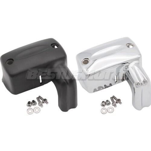 Motorcycle Chrome Black Front Brake Master Cylinder Cover For Honda VLX600 VLX 600 DLX Shadow 600 750 1100 VTX1300 V1300C